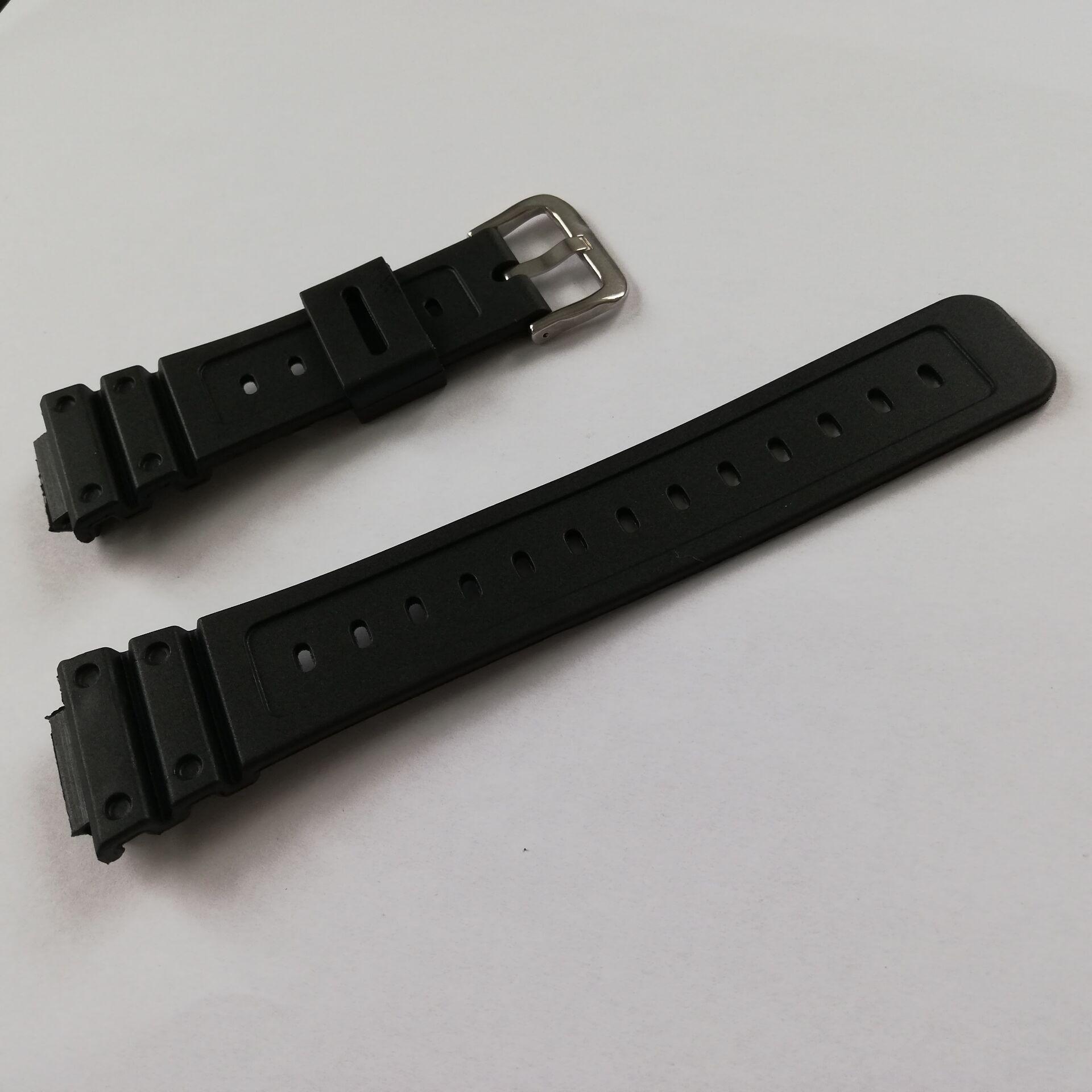 Card Suitable for Substitute Western European Watch Strap DW-6900/GW-M5610/DW-5600E Black TPU Resin Strap