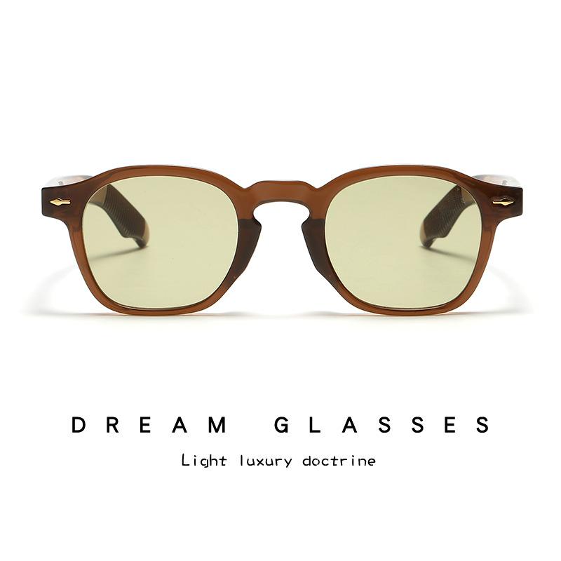 Gd Quan Zhilong Same Style Glasses for Men Korean Version Retro Trendy Sunglasses for Women Fashion High-End Uv Protection Sunglasses