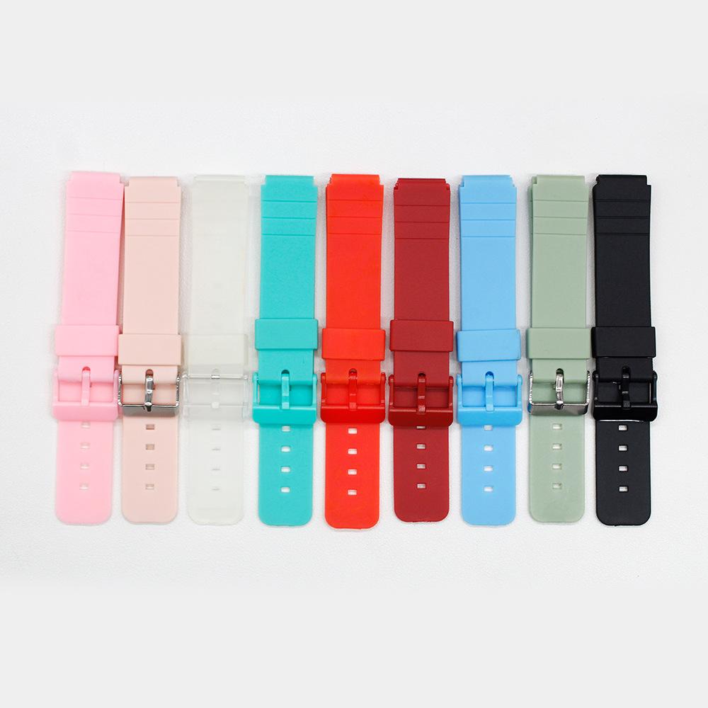 Card Suitable for Western Europe Watch Strap Men's and Women's Resin Rubber Accessories MQ-24/58/104/71/MW-59 Strap