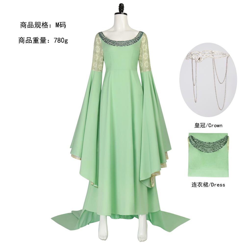 [in Stock] Lord of the Rings - Arwen Cosplay Costume Movie the Lord of the Rings Cosplay Role-Playing Women's Dress