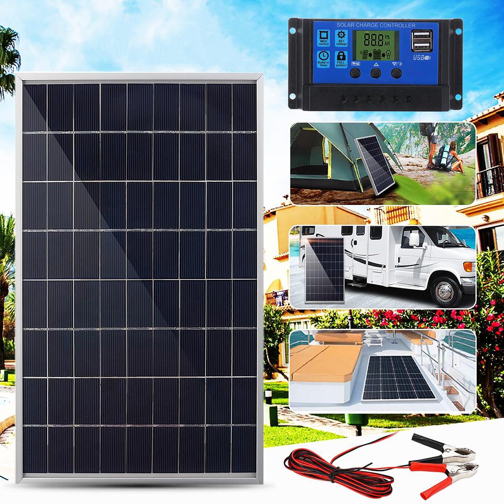 Battery Board Solar Panel Outdoor Monitoring Chicken Coop Car Charging Panel Solar Photovoltaic Component Controller Factory