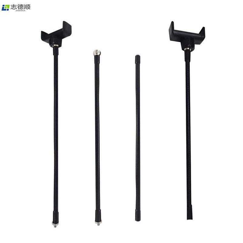 Camera mobile phone live support accessories lengthened 1/4 metal hose 360 degrees rotating spherical mobile phone clip flexible
