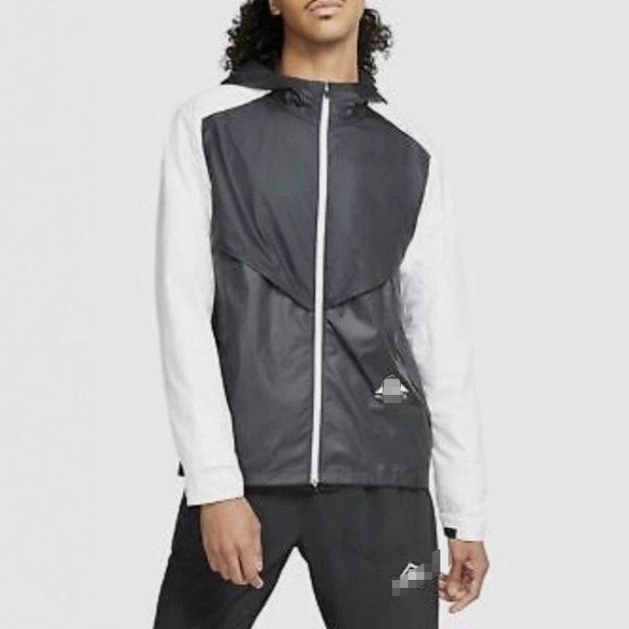 2026 Foreign Trade In-Stock Autumn Hooded Windbreaker Men's Casual Sports Color-Block Jacket Lightweight Breathable Outdoor