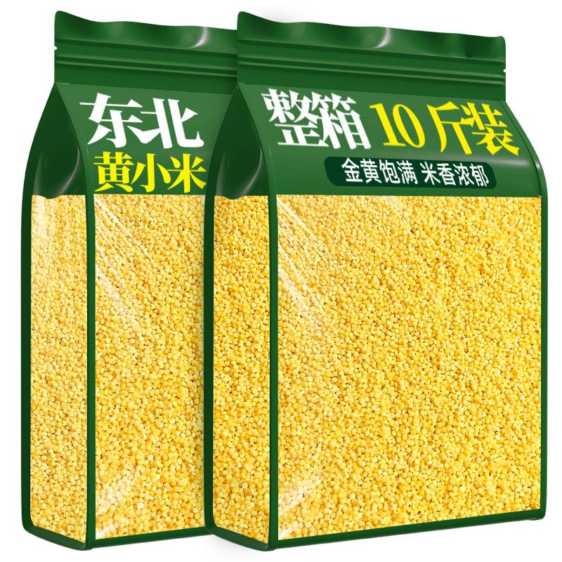 Northeast Specialty Yellow Millet, Five-Grain Cereal, Farm-Grown New Millet, Healthy Whole Grains, Sticky and Glutinous Breakfast Millet Porridge