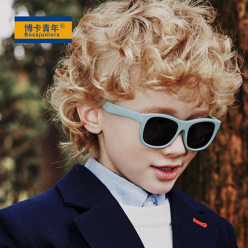 0-3 Years Old 2026 Baby Sunglasses Outdoor Silicone Frame Kidsren's Sunglasses Summer Outdoor Sunshade Glasses S8306