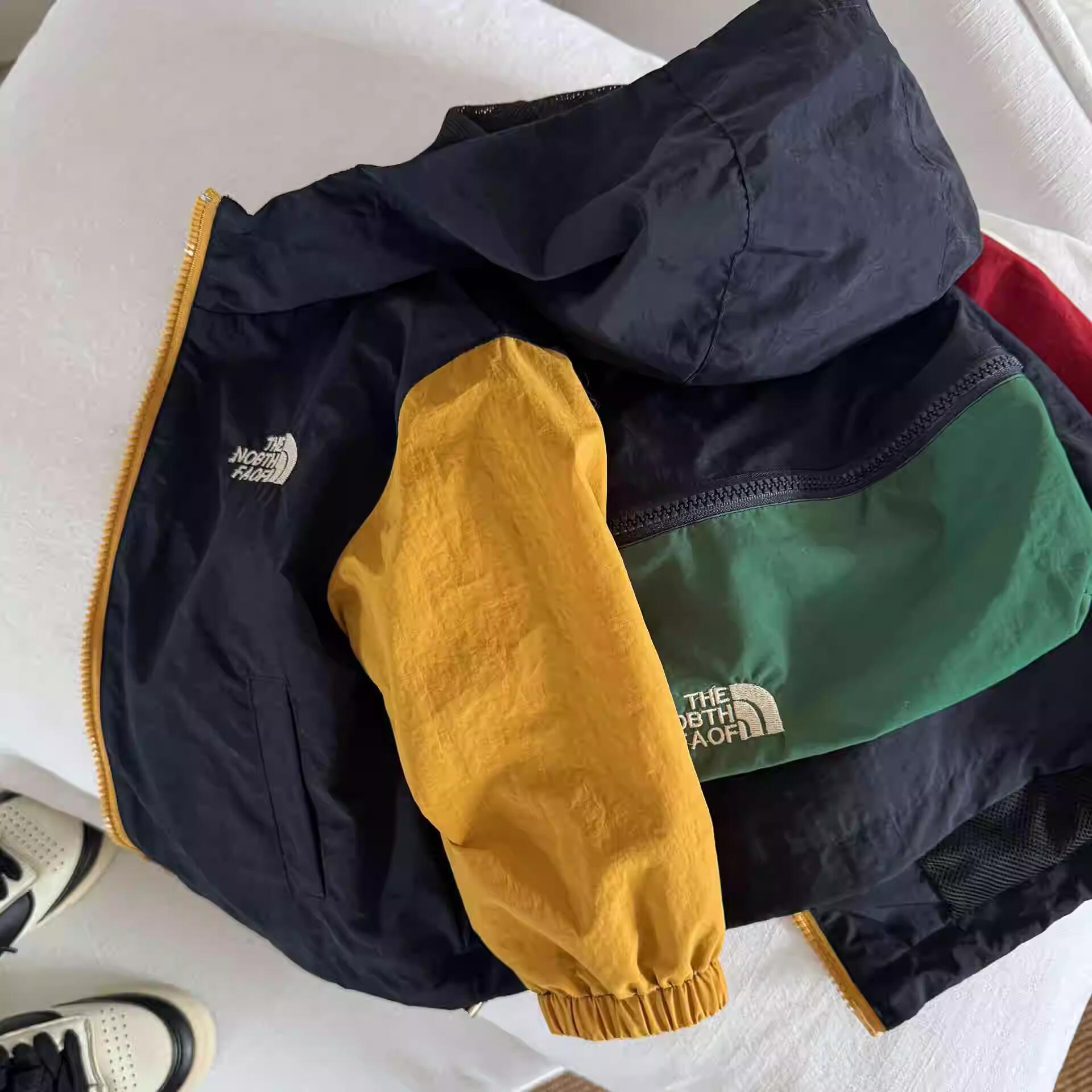 Little Bear Children's Jacket 26 Spring and Autumn New Collection Boys and Girls Color-Block Jacket Baby Zipper Jacket