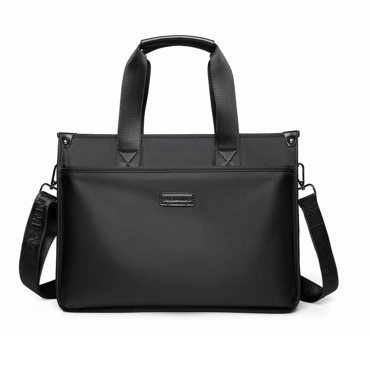 Casual Men's Bag Men's Oxford Cloth Portable Shoulder Bag Business Office Bag Large Capacity Computer Bag Casual Briefcase