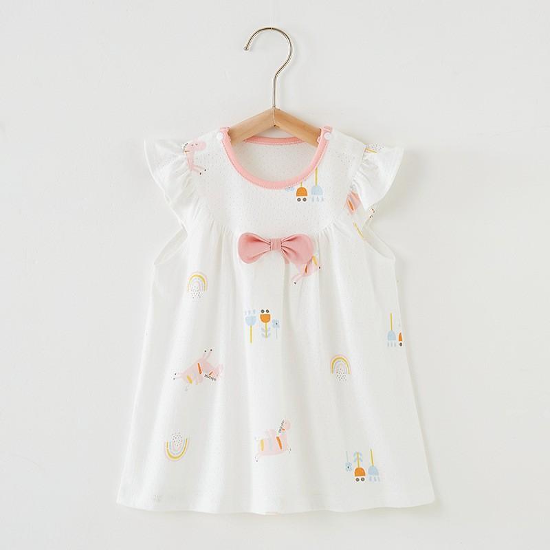 Baby Summer Thin Baby Skirt Children's Class A Pure Cotton Princess Skirt Children's Summer Wear Baby Children's Wear Western-style Women