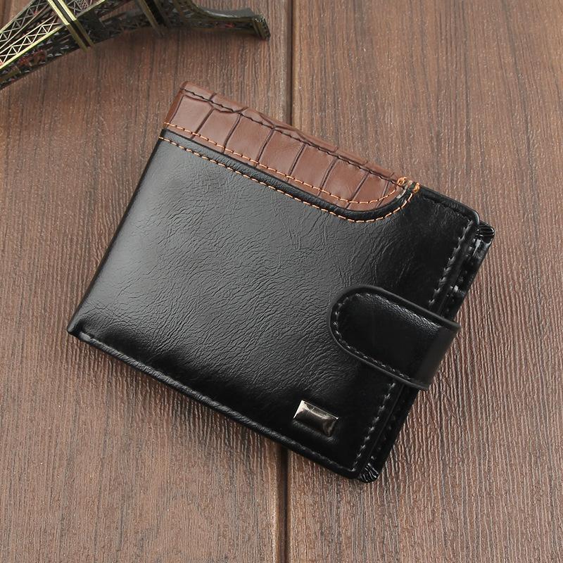 Men's wallet short multi-function buckle fashion wallet business high-grade bag new cross-border a generation of wholesale