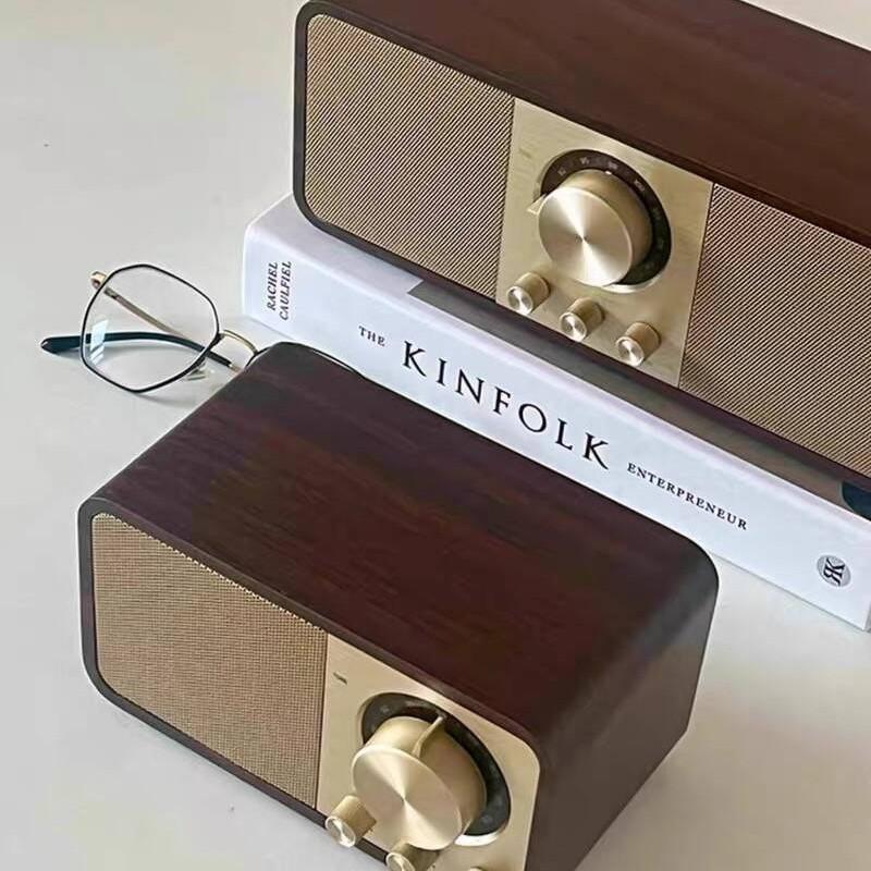 Jy66 Wooden Bluetooth Speaker Portable Outdoor Radio Subwoofer Gift Card-Insertable Wireless Wholesale Bluetooth Speaker