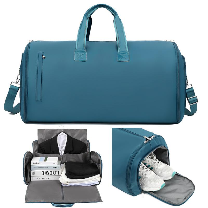 Cross-border New Suit Suit Bag Casual Travel Bag Large Capacity Portable Folding Bag Multifunctional Fitness Luggage Bag