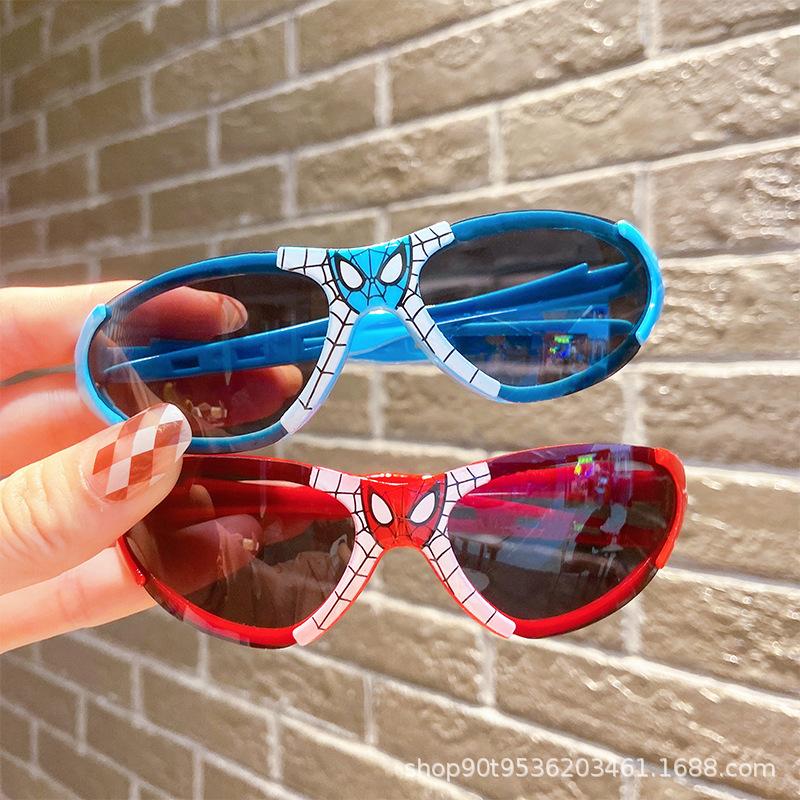 Children's Sunglasses for Boys, Fashionable and Cool Spider Cartoon Style, Personalized Boys' Sunglasses, Uv Protection Baby Glasses