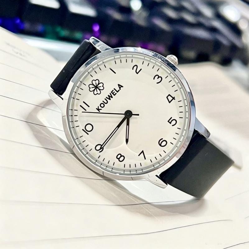 Luminous Exam Watch for Students, Women's Ins High-Style Simple Fashion Versatile, Brightening, Fresh and Soft Rubber