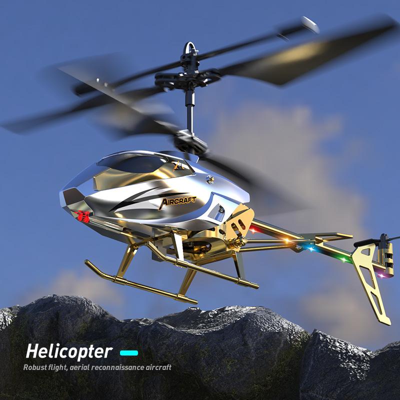 Cross-Border New 3.5 remote control helicopter USB charging fall-resistant anti-collision remote control aircraft model toys wholesale