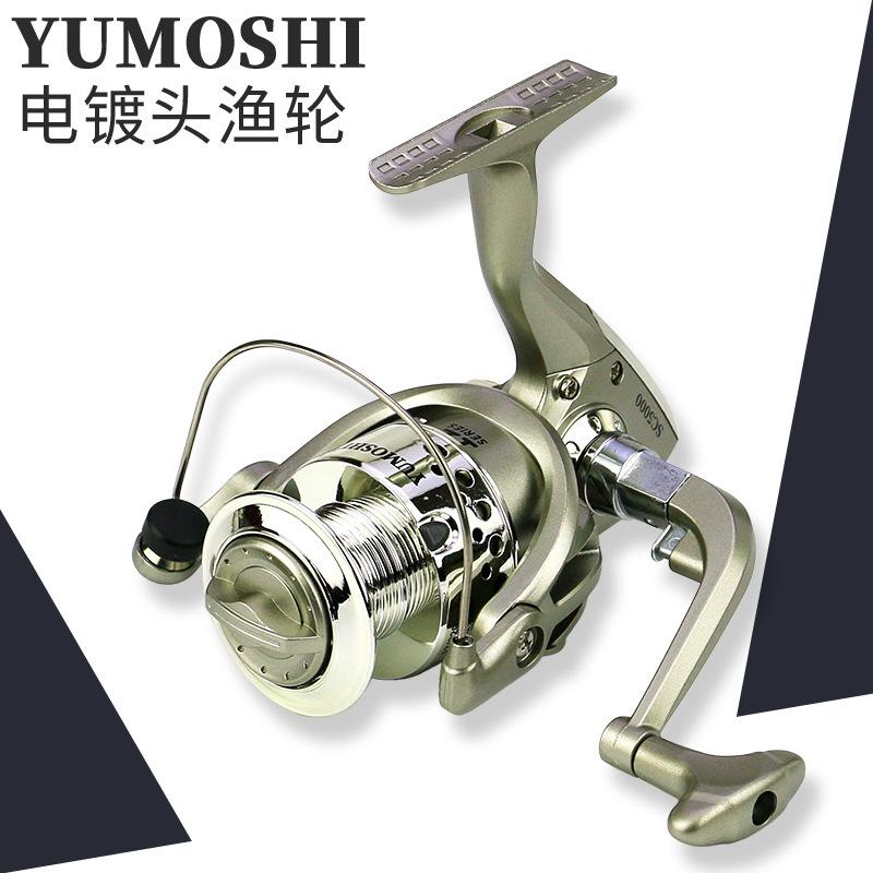 Spinning Reel with All-Metal Spool, Micro-Fishing Reel, Lure Fishing Reel, Long-Distance Casting Reel, Sea Rod, Anchor Fishing Rod, Fishing Reel