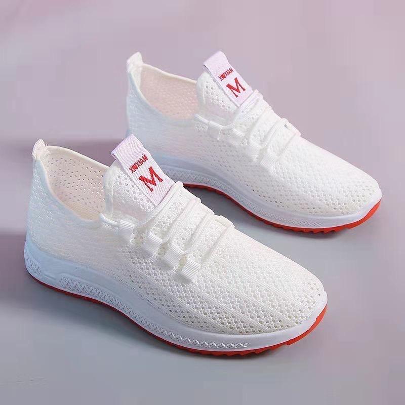 Summer White Shoes for Women, Mesh Sneakers, Women's Shoes, Nurse Shoes, Home Summer Mesh Shoes for Women, Breathable