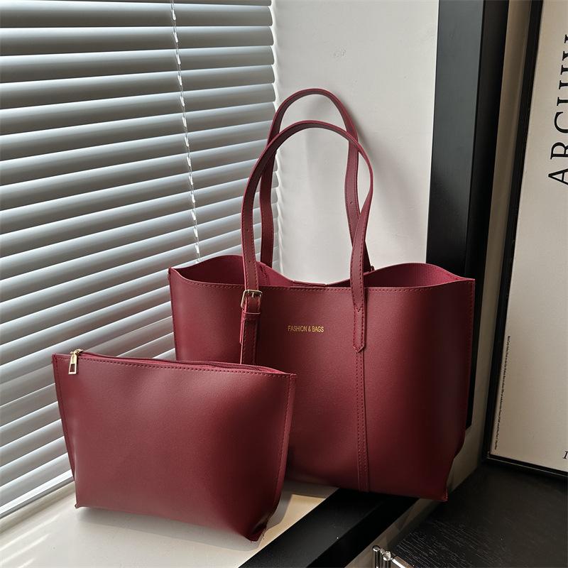 Tote Women's Bag Niche High-End Retro Trendy Fashion Commuter Bag Women's Style Large Capacity Single Shoulder Crossbody Bag