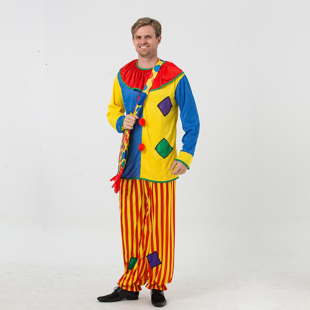 Halloween New Cosplay Patch Clown Character Performance Costume Cross-Border Cosplay Party Outfit Manufacturer