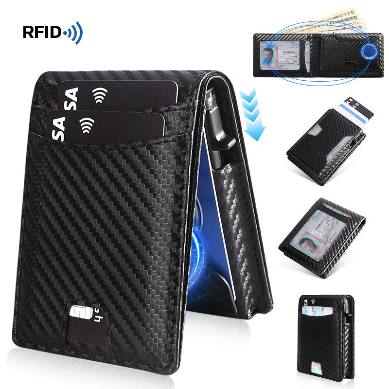 In-Stock Wholesale Wallets, Metal Anti-Theft Credit Card Holder, Large Capacity, Multiple Card Slots, Aluminum Alloy Automatic Card Case