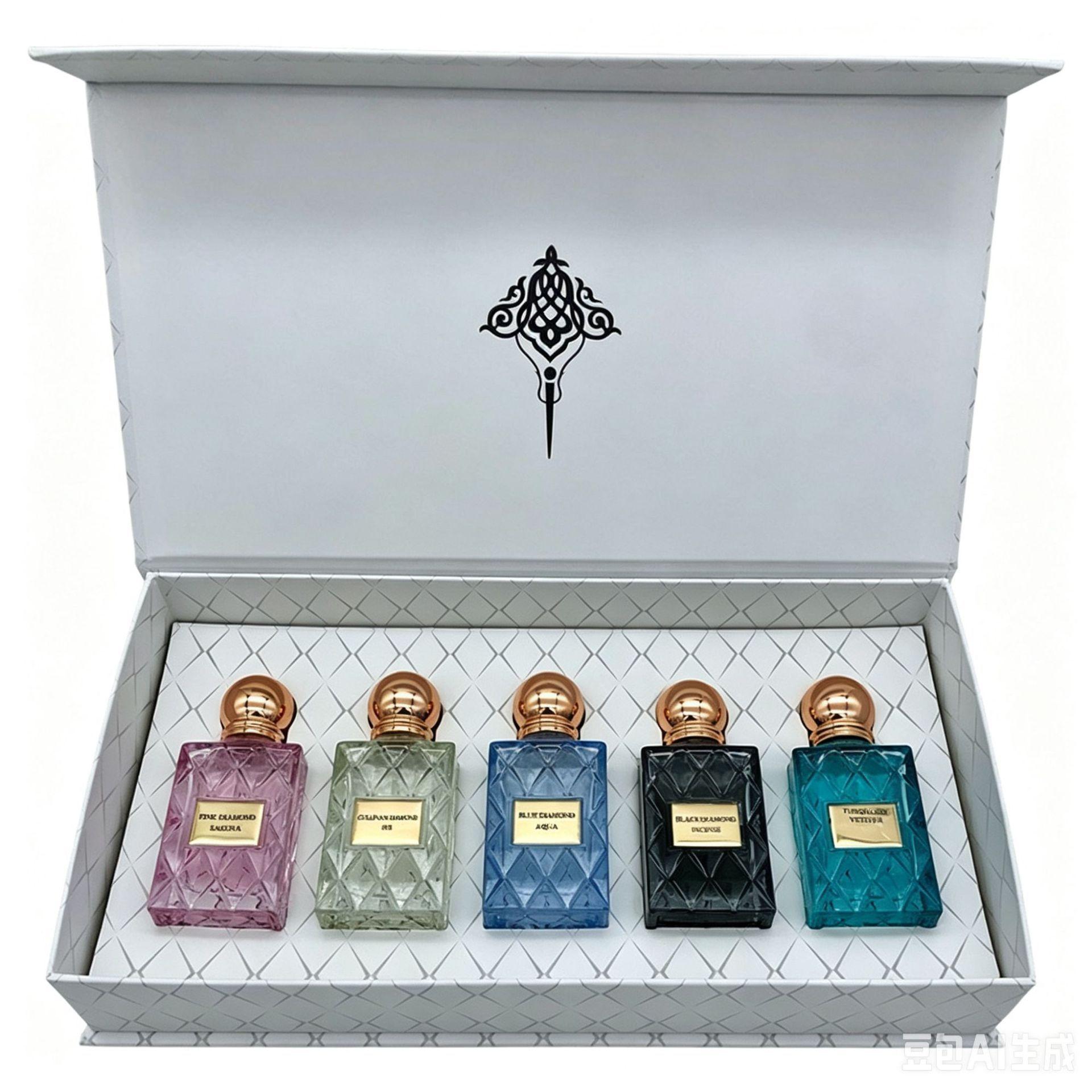 Cross-border bestseller DIAMOND COLLECTION perfume set, foreign trade wholesale for the Middle East, Arabia, and Dubai