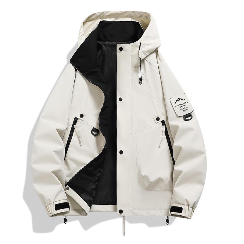New casual jacket for men, spring and autumn new outdoor workwear jacket, couple's windproof jacket, mountaineering jacket for men
