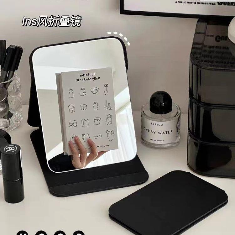 Free Shipping, Foldable Small Mirror, Makeup Mirror, Student Dormitory, Unisex, Desktop Vanity Mirror, Portable