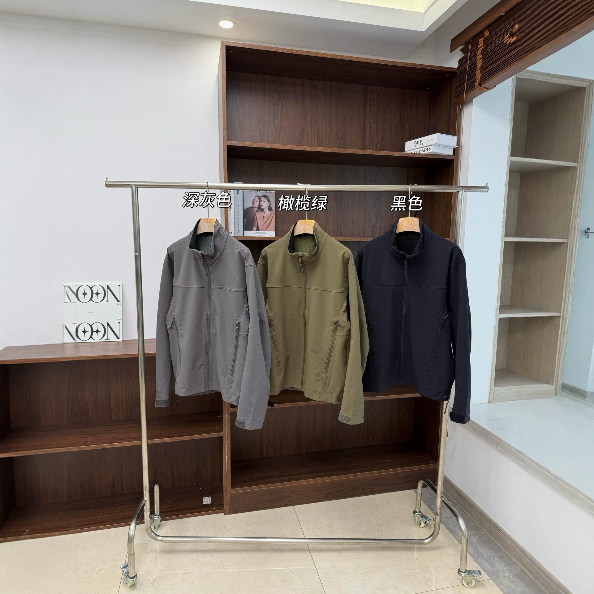 ——0912-4 Three-color men's jacket, 2026 autumn/winter new collection, stretch woven fabric, comfortable and versatile