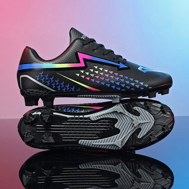 Douchuan's New Anti-Slip Long-Spiked Children's Football Shoes, Men's and Adults' Sports Training Shoes, Men's and Women's Youth Sports Shoes