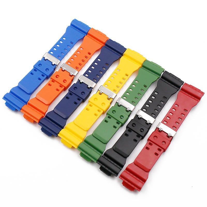 Accessories Resin Watch Strap Compatible with Casio G-Shock Ga-110 Ga-100 Gd120 Ga-700 400
