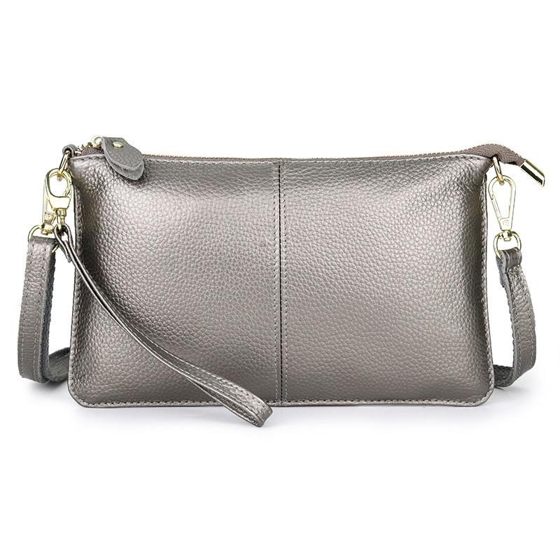 Full-Grain Leather Women's Crossbody Small Bag, Cross-Border Fashion New Style Shoulder Bag, Multifunctional Clutch Bag, Soft Leather Small Crossbody Bag