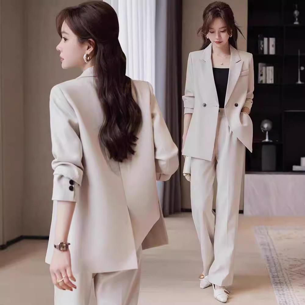 Suit Women's High-End Business Attire Formal Fashion Casual Suit Jacket Suit Women's Autumn and Winter Work Clothes