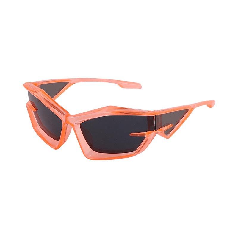 New 2023 Future Technology Sunglasses European and American Stylish Concave Shape Cat-Eye Sunglasses Ins Style Fashion Sunglasses