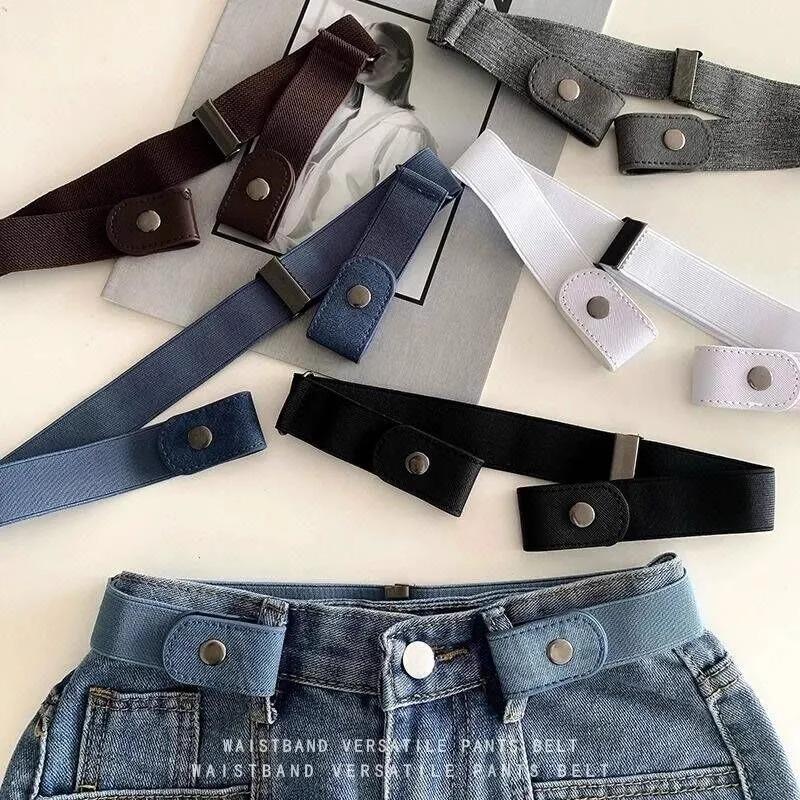 Lazy Belt for Women's Jeans, Elastic Waist Cincher, Invisible Belt for Reducing Waist Size, Waist Tightening Tool