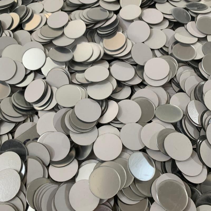 Acrylic Round Small Mirror, Scratch-Resistant Makeup Mirror with Adhesive Backing, Single-Sided Mirror, Can Be Pasted, Available in Large Quantities