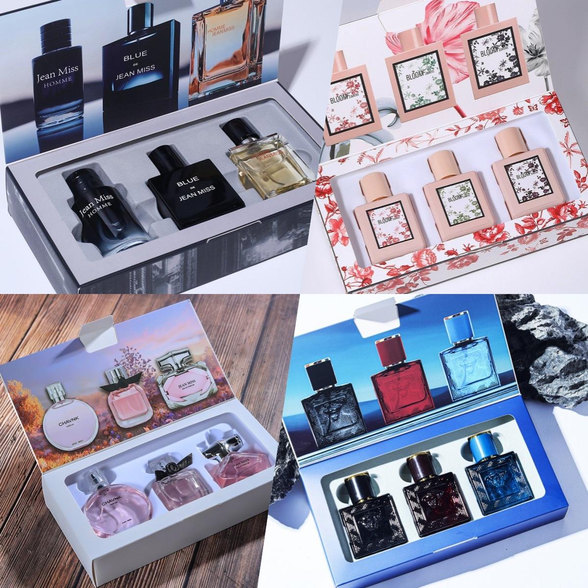 Men's Gift Box Perfume Set, High-End Women's Perfume, Long-Lasting Fragrance, Cologne, Cross-Border Perfume, Big-Name Wholesale