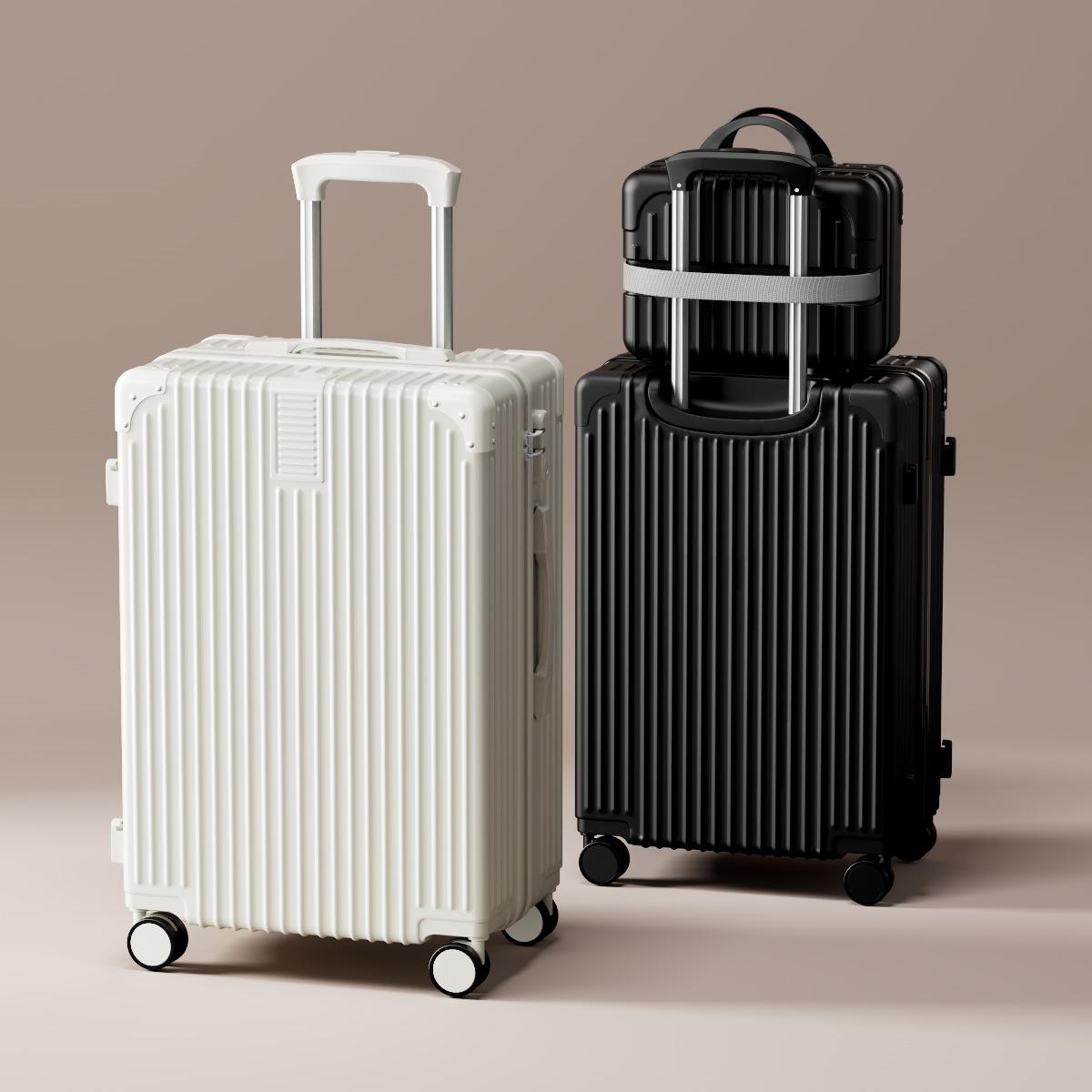 New Retro Suitcase Women's Universal Wheel Trolley Case Male Student Durable Password Box Travel Box Large Capacity Trendy