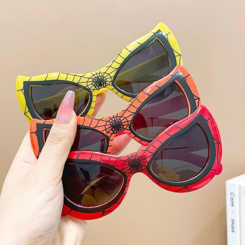Cross-Border Cartoon Children's Spider-Man Sunglasses Live Broadcast Uv Protection Baby Sun Protection Decorative Unisex Sunglasses
