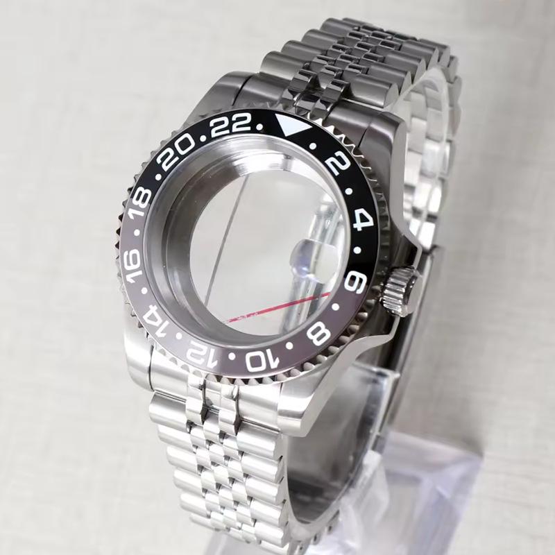 NH35 Water Ghost Case Mirror Sapphire Glass Trim Strap for NH34NH36
