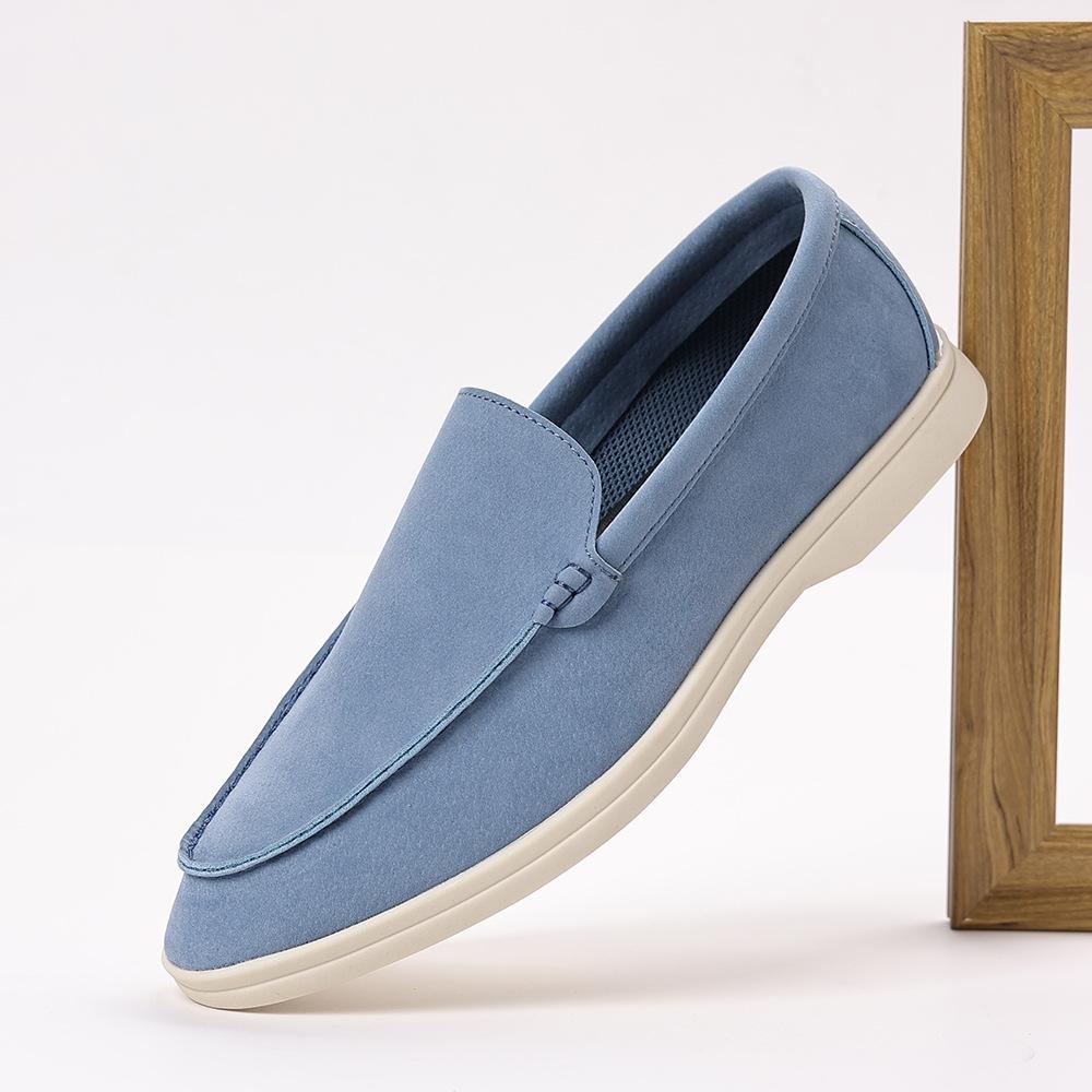 Carefully Selected Men's British-Style Loafers, Retro Casual Slip-On Shoes, Versatile Lazy Shoes, Breathable for Summer