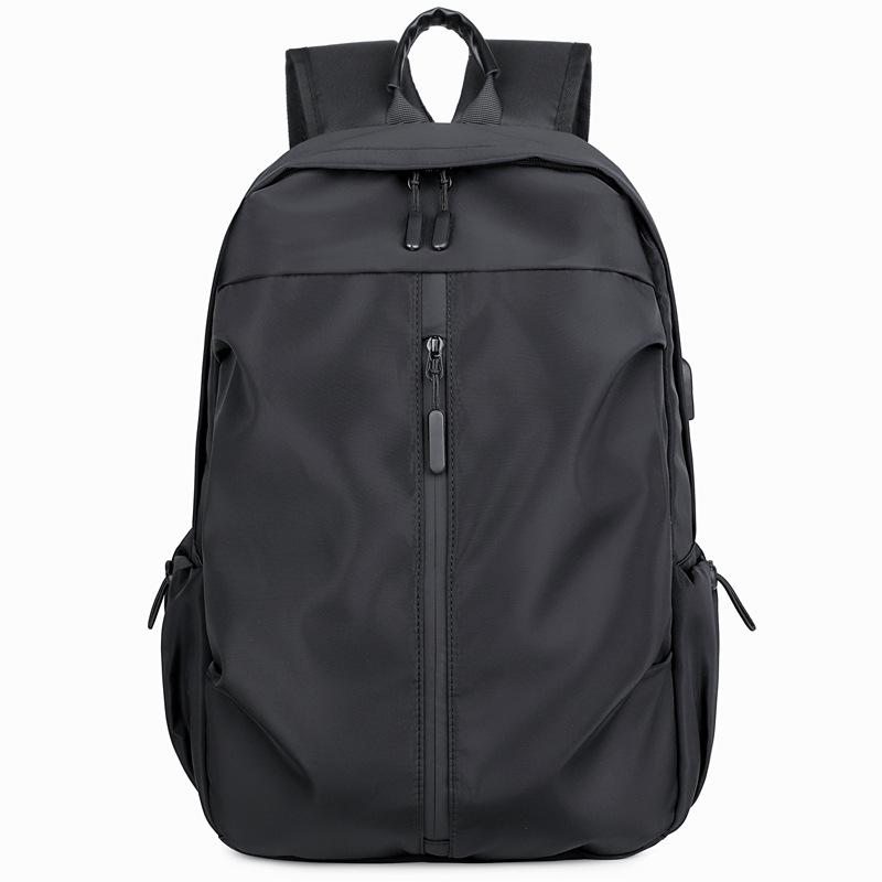 Men's Waterproof Large-Capacity Backpack Outdoor Double-Shoulder Logo-Printed Computer Bag Student Cross-Border School Bag for Men