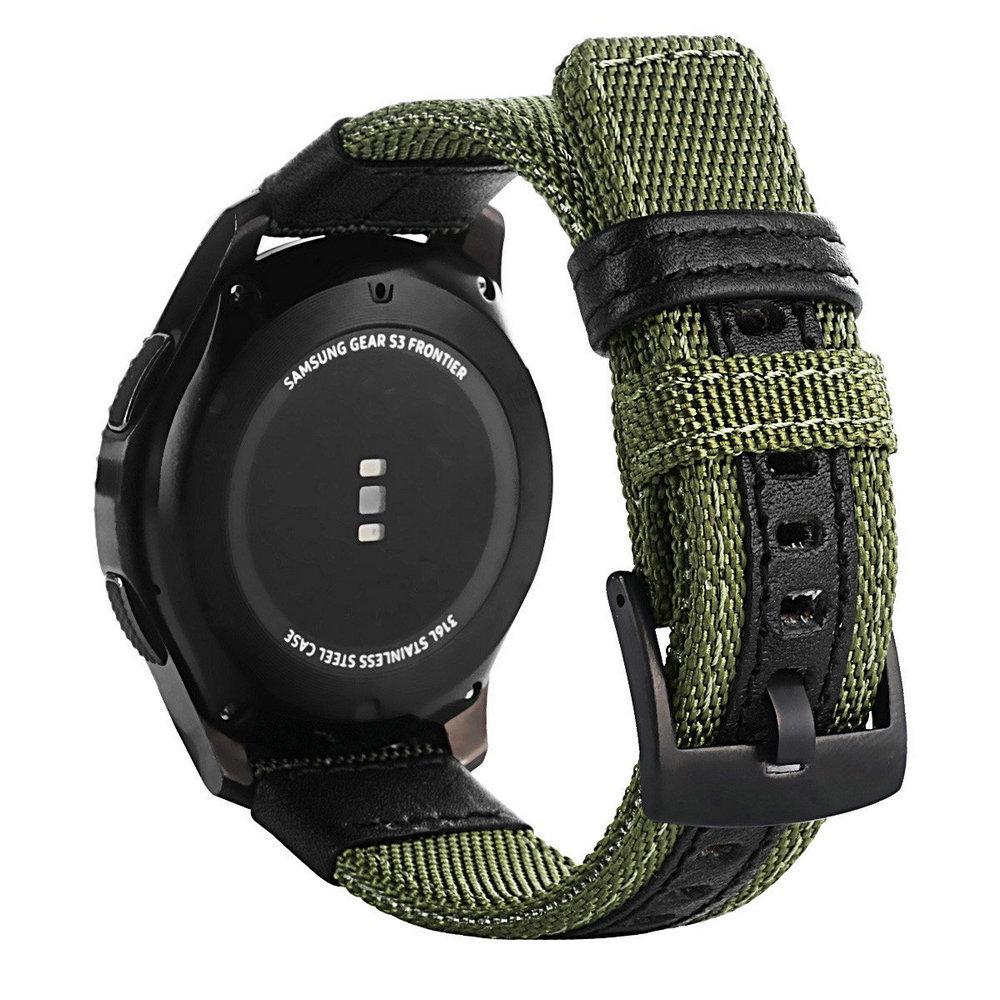 Suitable for Samsung S3 Smart Quick Release Adjustable Size Watch Nylon Woven Strap in Stock 20 22mm 6 Colors