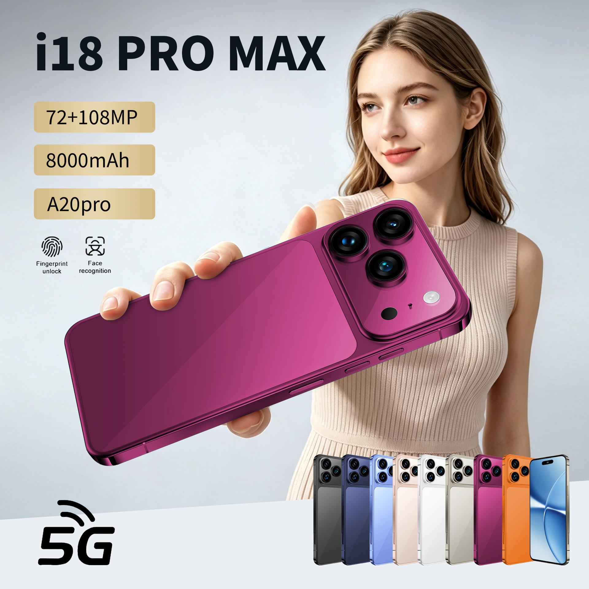 I18promax cross-border bestseller Android 6.9inch smartphone with HD screen, full network compatibility, dual SIM dual standby, in stock