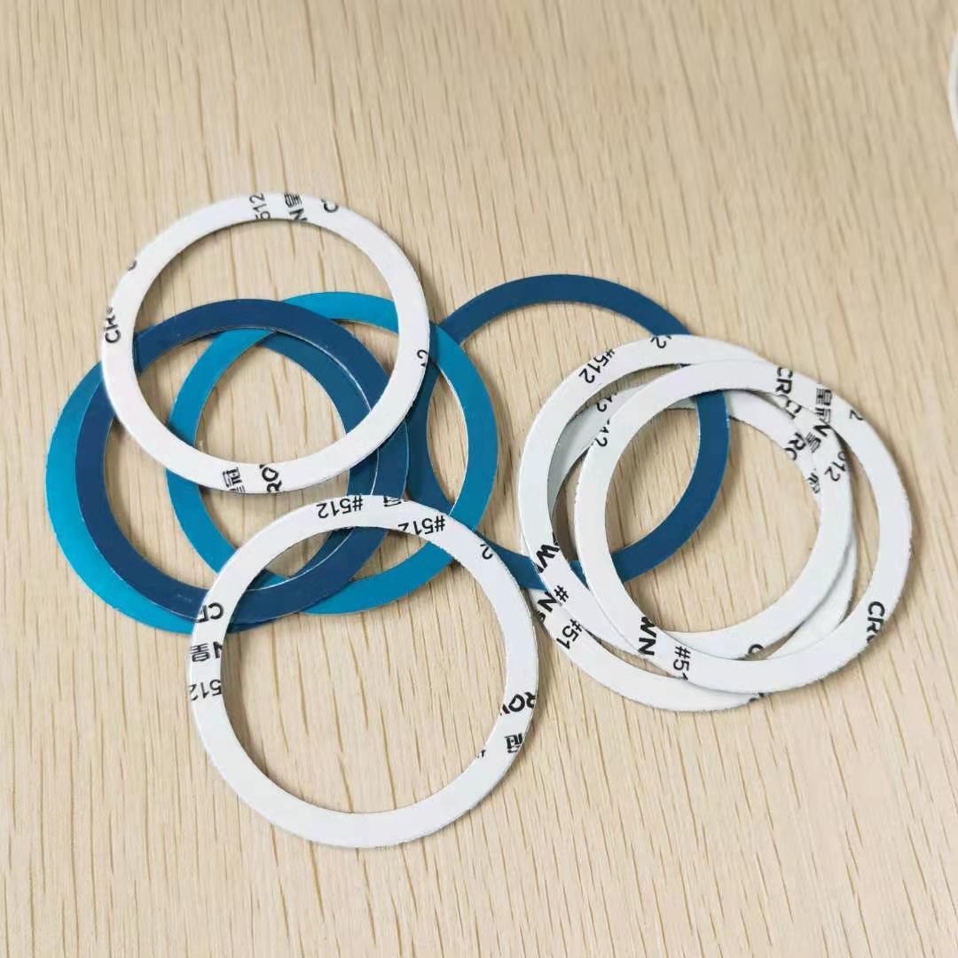 Suitable for wireless charging magnetic ring lead magnet sheet iron ring accessories self-adhesive magnetic ring iron sheet stamping parts universal