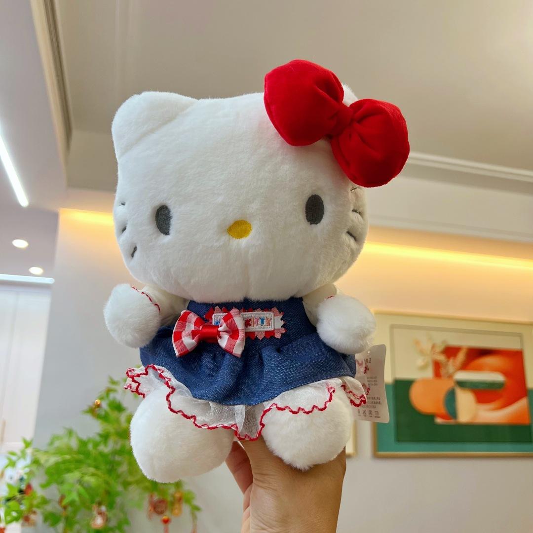 格纹牛仔裙猫猫