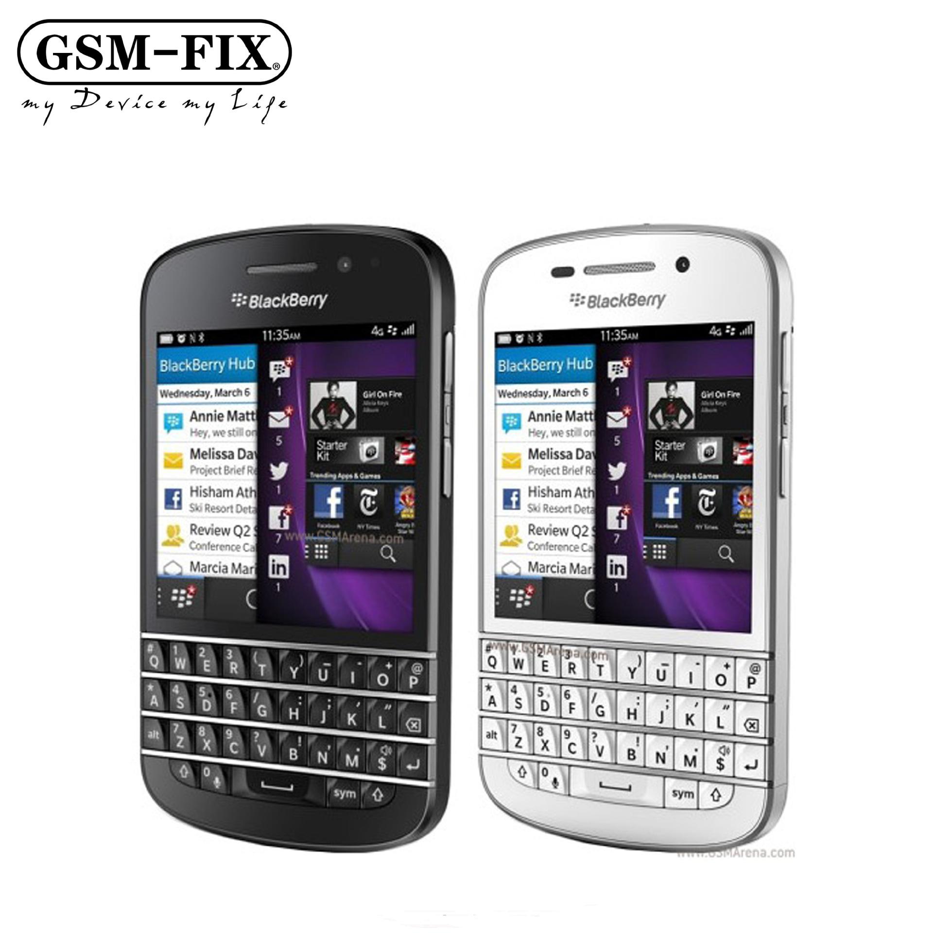 Blackberry/Blackberry Q10 Telecom Three-Network Full Keyboard Touch Screen Camera Ring Network Student Mobile Phone 4g