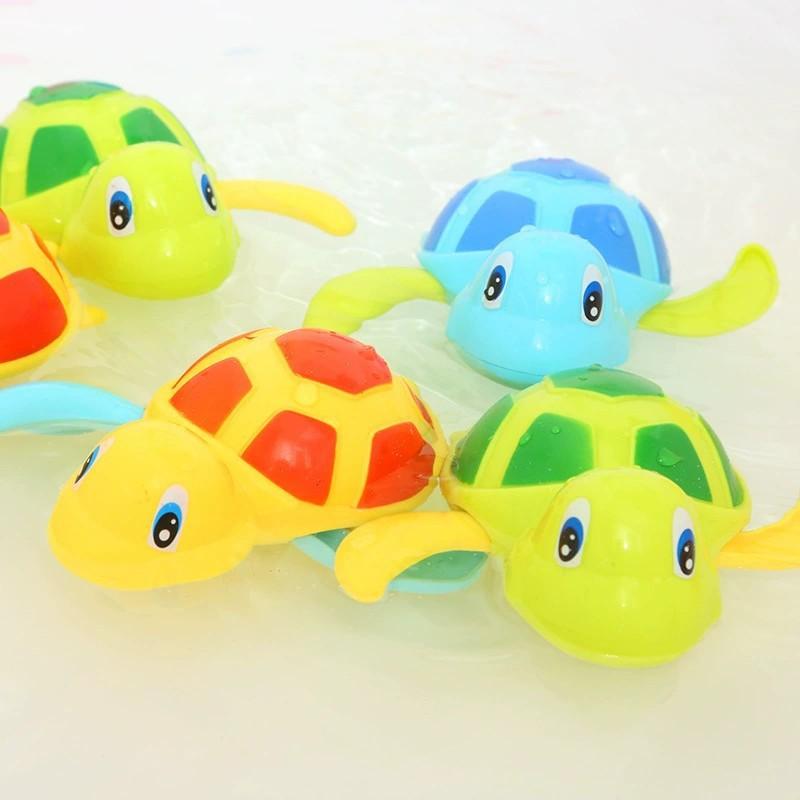 Bath Toys Turtle Penguin Wind-Up Whale Children's Bathroom Baby Wind-Up Water Play Duck Dolphin Cross-Border Same Model