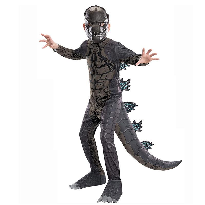 Godzilla cos costume role play Golgi la stage jumpsuit doll costume children jumpsuit performance clothing