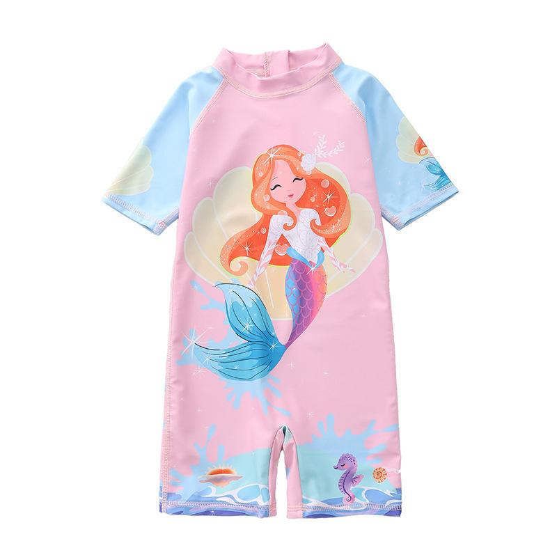 Clearance Children's Swimsuit Girls' One-Piece Mermaid Baby Girls' Swimwear Baby Girls' Bathing Suit