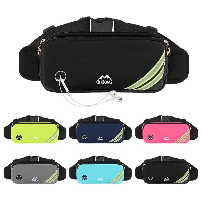New Waist Bag Unisex Sports Mobile Phone Bag Marathon Sports Fitness Mobile Phone Bag Multi-Functional Running Belt Bag