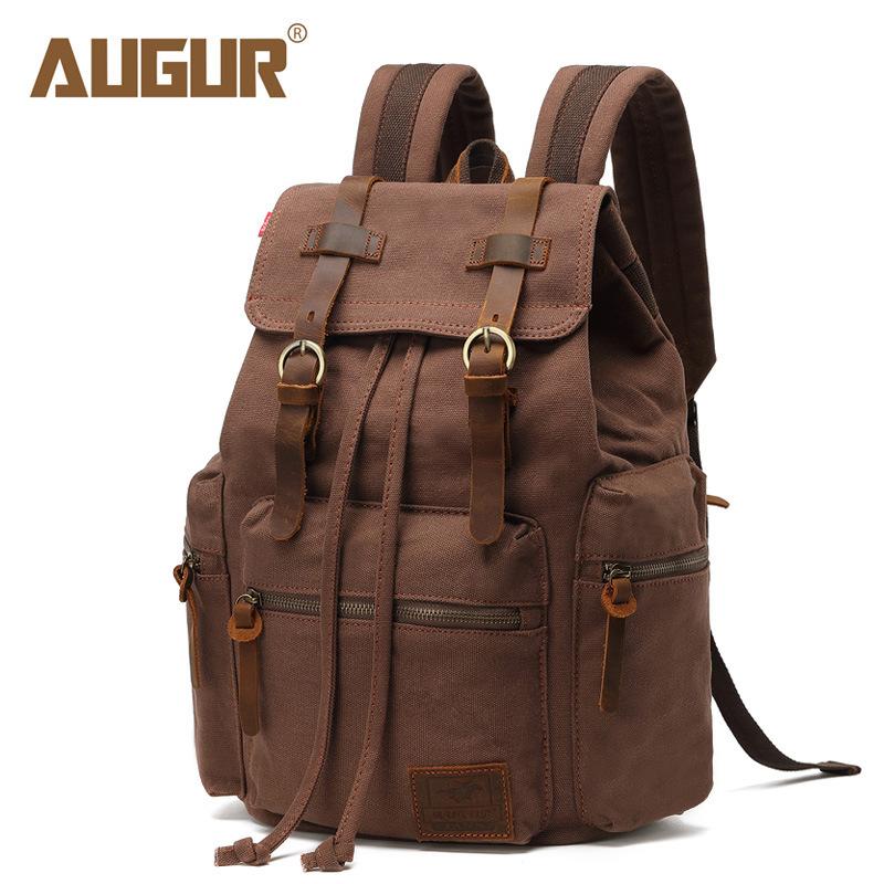 Amazon's Popular Retro Backpack Men's Laptop Travel Bag Trendy Fashion Unisex Backpack in Stock
